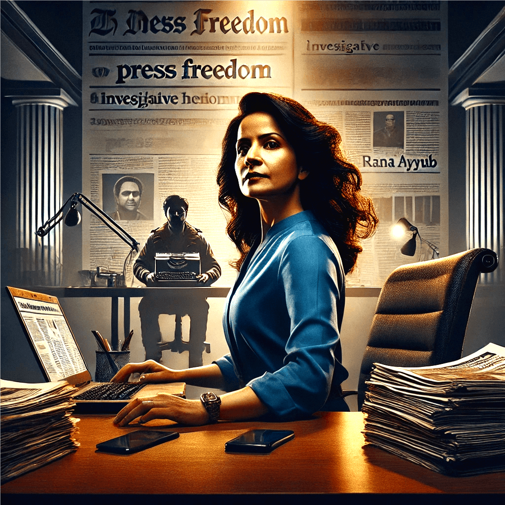 Rana Ayyub: A fearless investigative journalist in India, renowned for exposing political corruption and advocating press freedom despite controversy and threats.