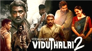 Viduthalai is a gripping Tamil film blending intense drama and history, with standout performances by Soori and Manju Warrier.