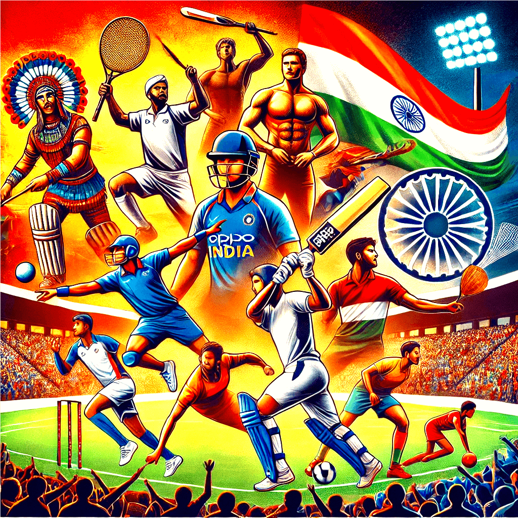 Indian sports evolve from traditional games like kabaddi to global success in cricket, hockey, and athletics, shaping culture and inspiring future athletes.